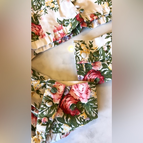 Revolve Majorelle Roman Ruffled Crop Bustier Top - Picture 13 of 16